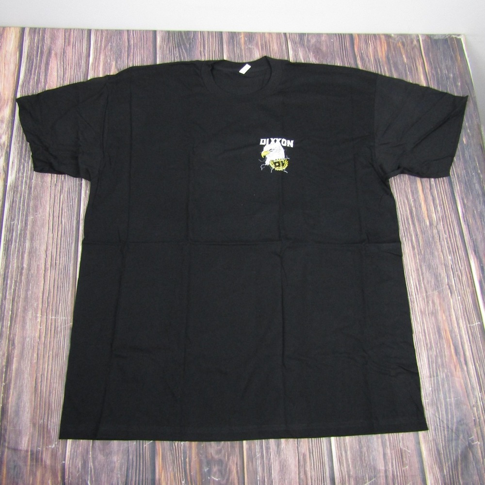 Dixxon Shirt Mens 3XL Black Bald Eagle Sturgis SD Graphic Tee Made in USA Cotton